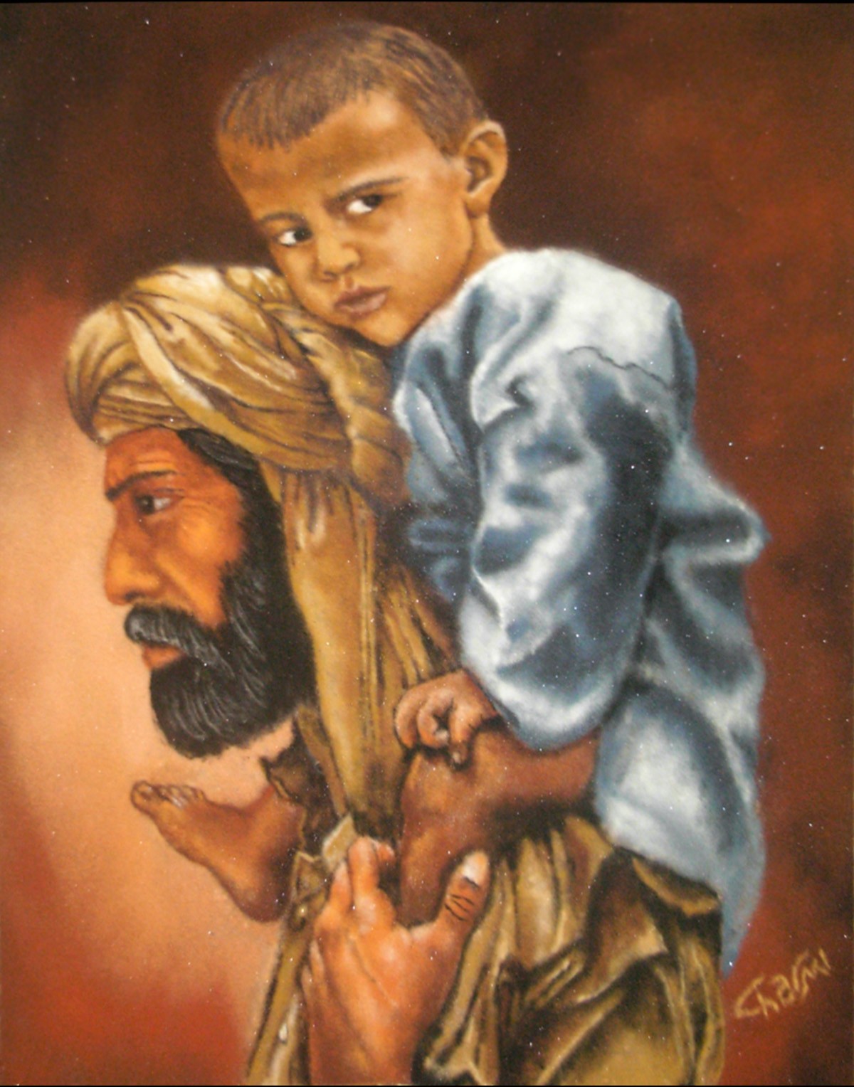 portrait rangoli design by charrmi parekh 20