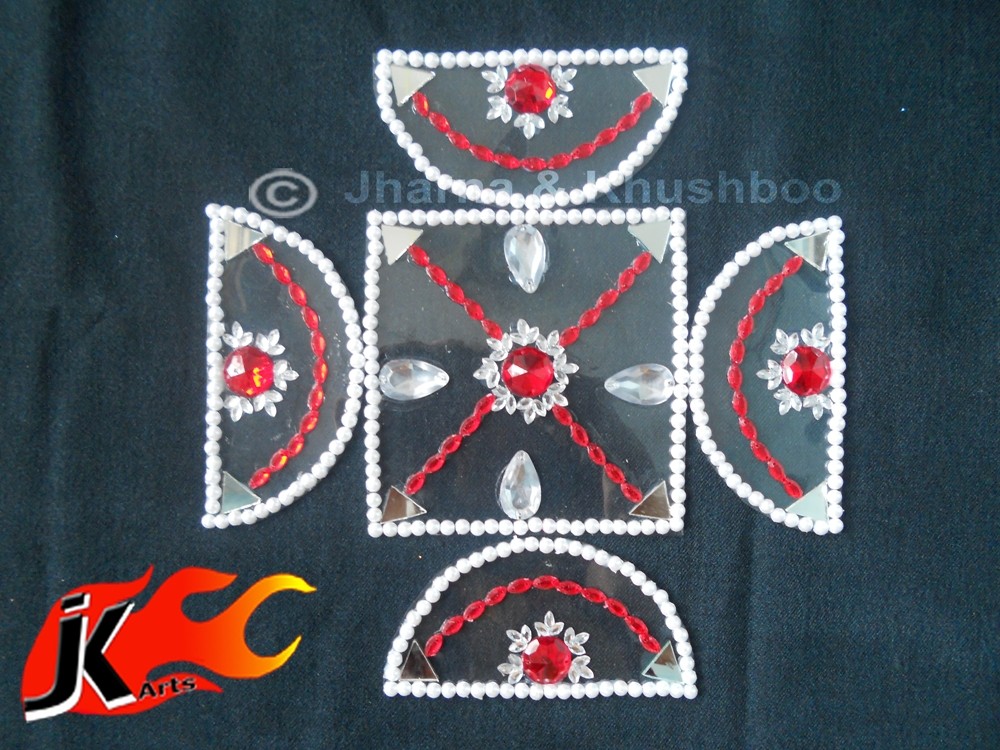 kundan rangoli design by jk arts 21