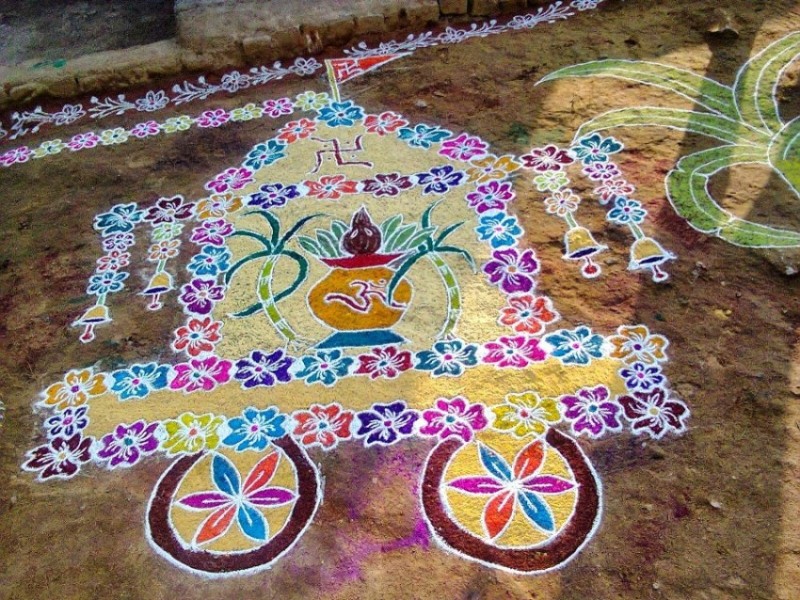 simple rangoli design 21