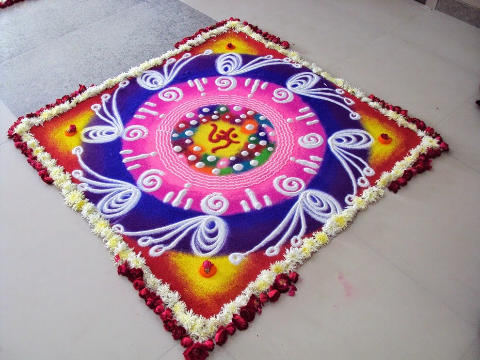 simple rangoli design 24