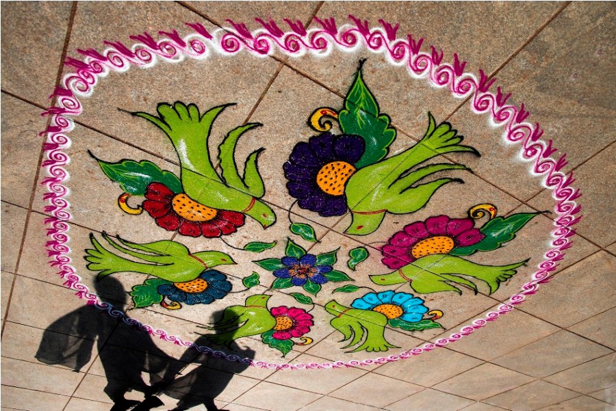 rangoli design by keshav pai 3