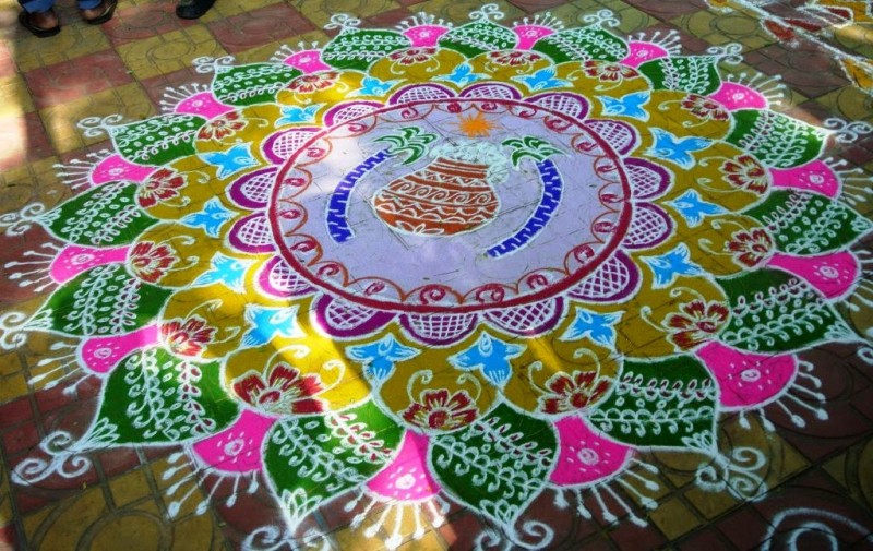 kolam design by kamala corner 4