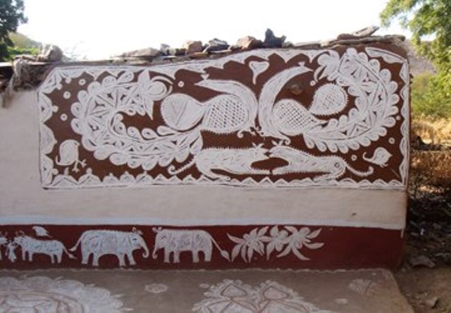 dotted rangoli designs by lakhi chand jain