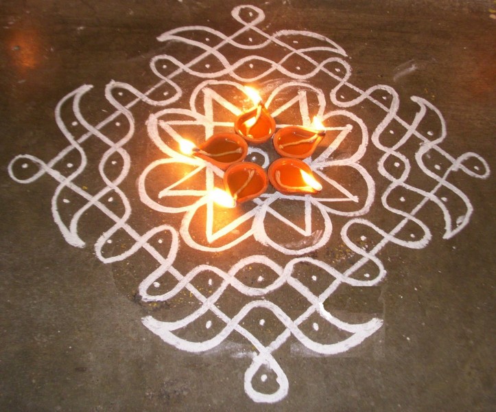 kolam design by kamala corner 5
