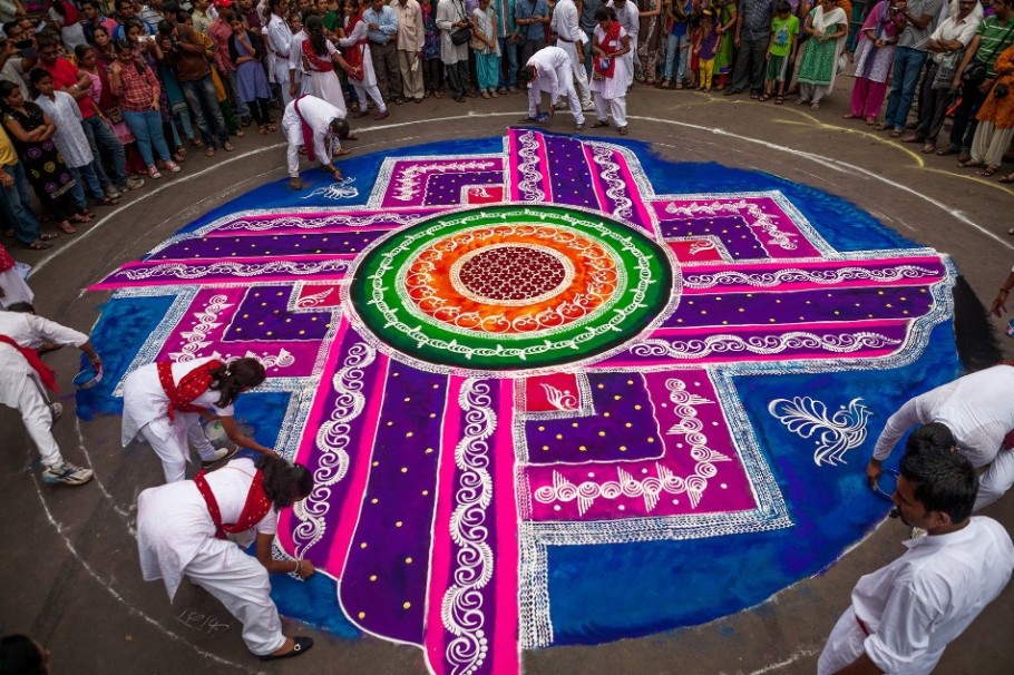 rangoli design by keshav pai 5