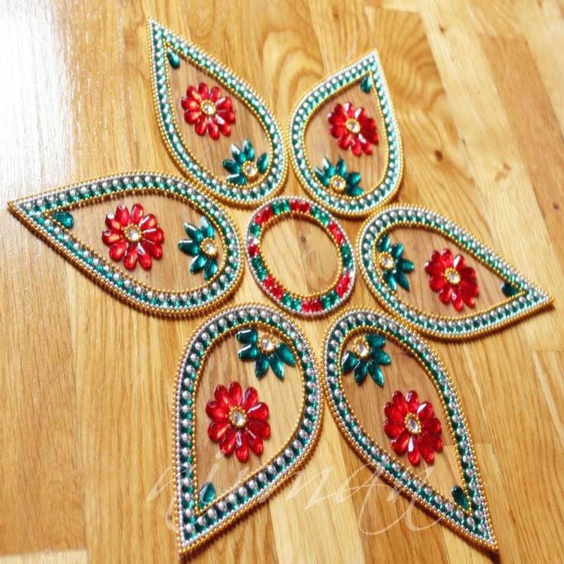 kundan rangoli design by nirman 7