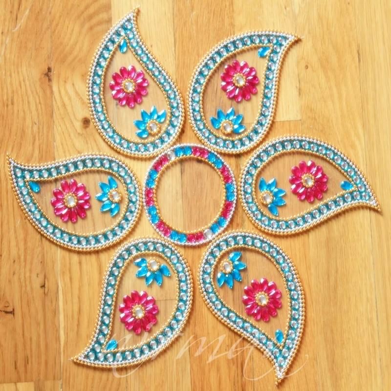 kundan rangoli design by nirman 9