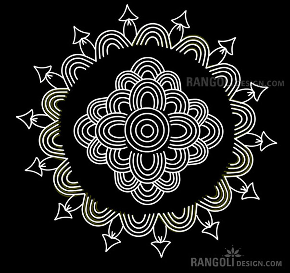 rangoli kolam by indu