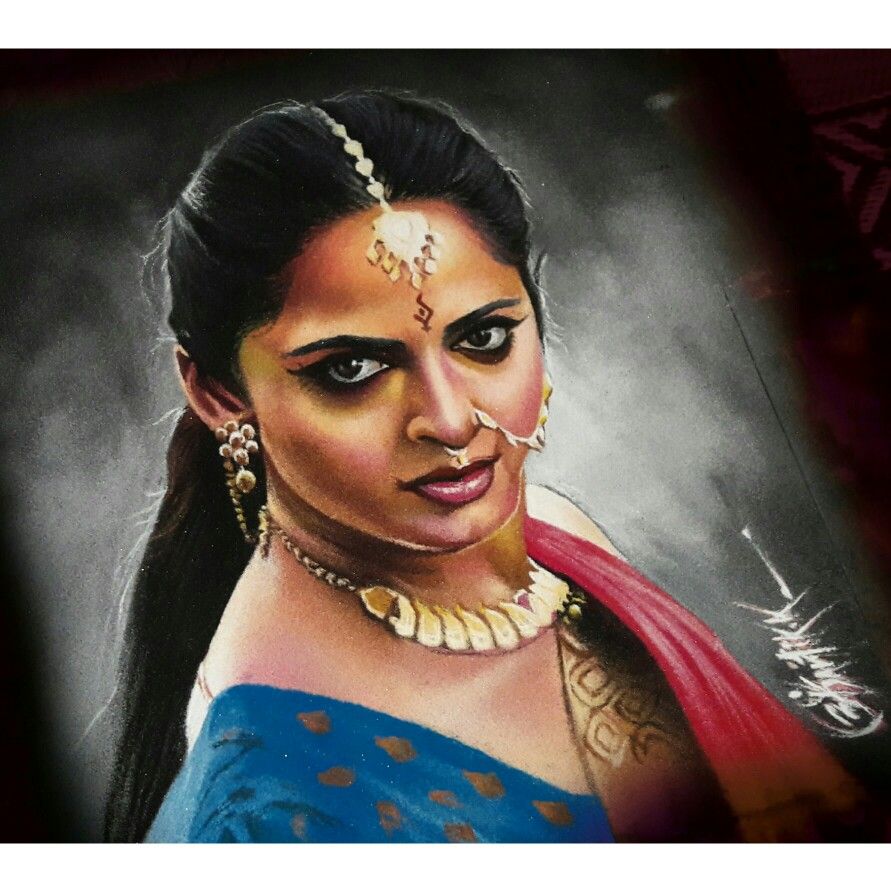 7 portrait rangoli art painting woman kartik khadatkar