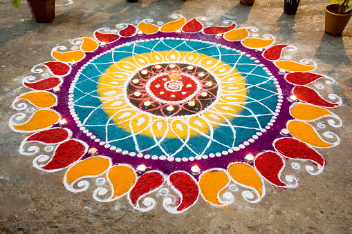 ugadi rangoli design 5
