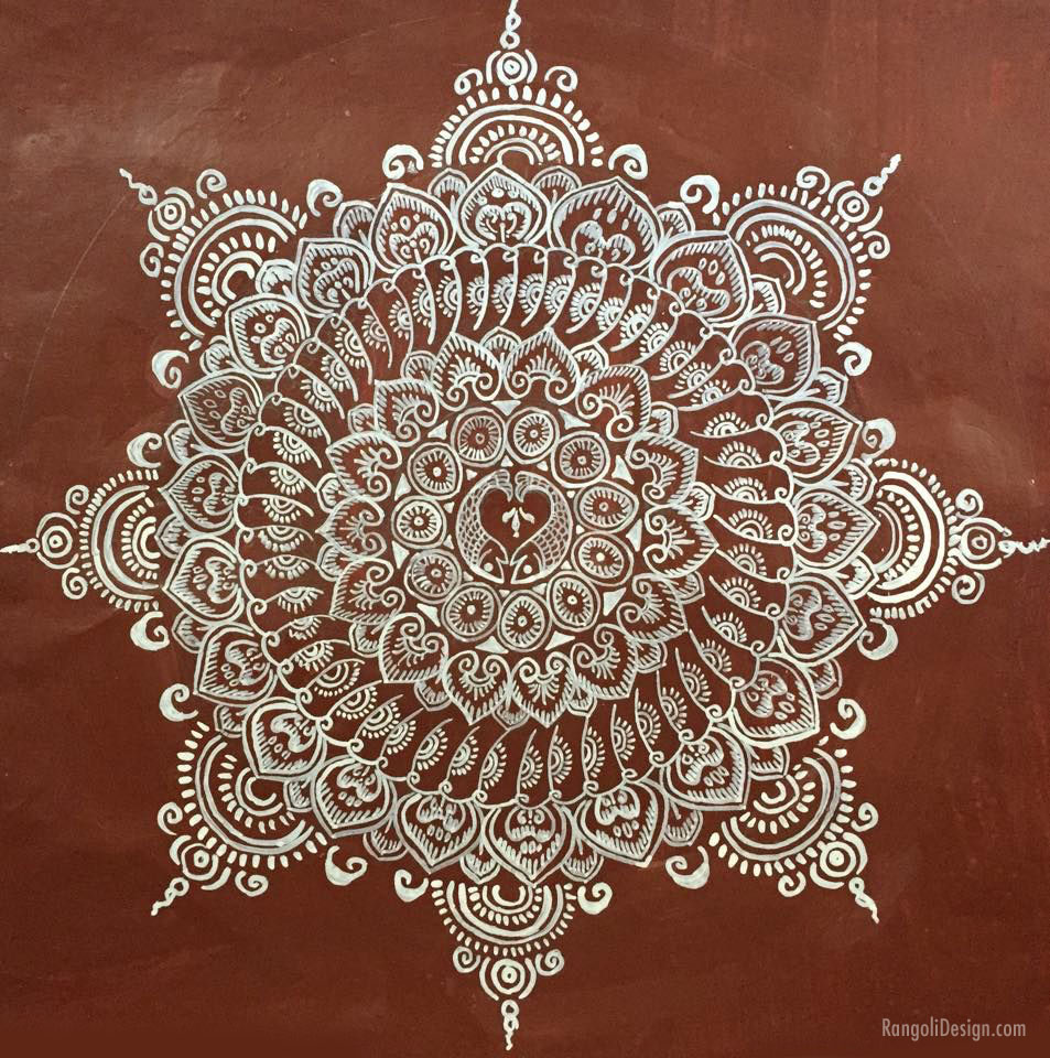 rangoli design alpana