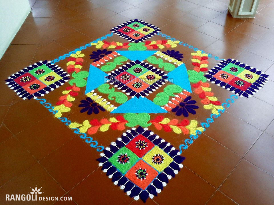 4 rangoli design mango by mash