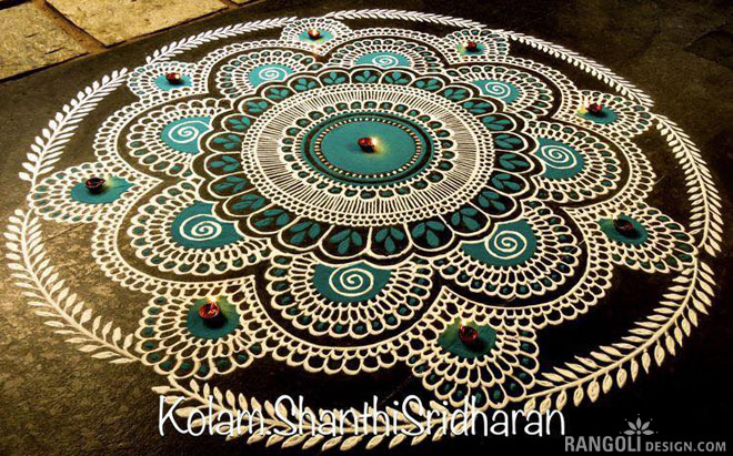 diwali kolam shanthi sridharan 17