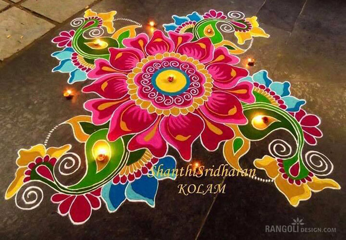 rangoli designs diwali shanthi sridharan 2