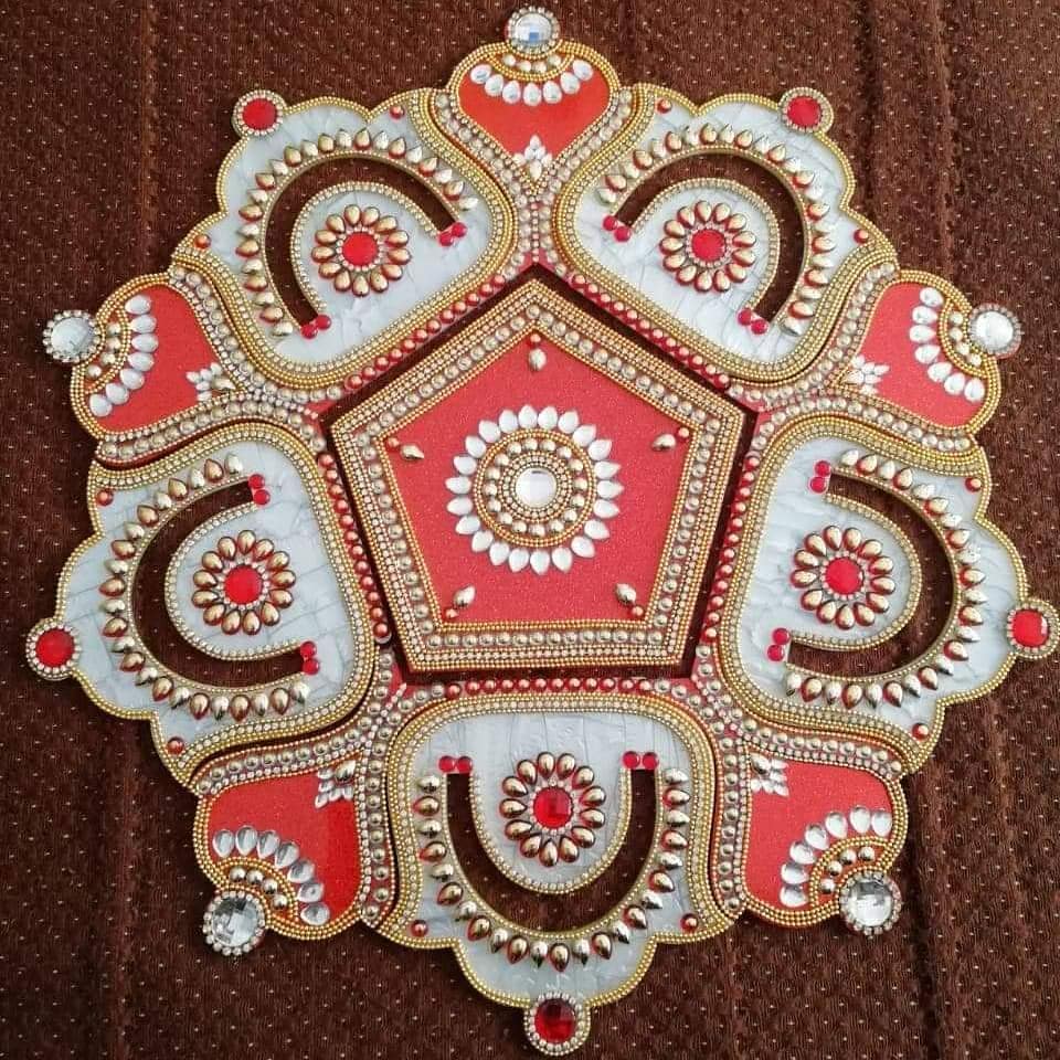 kundan rangoli design dona sanghvi mehta