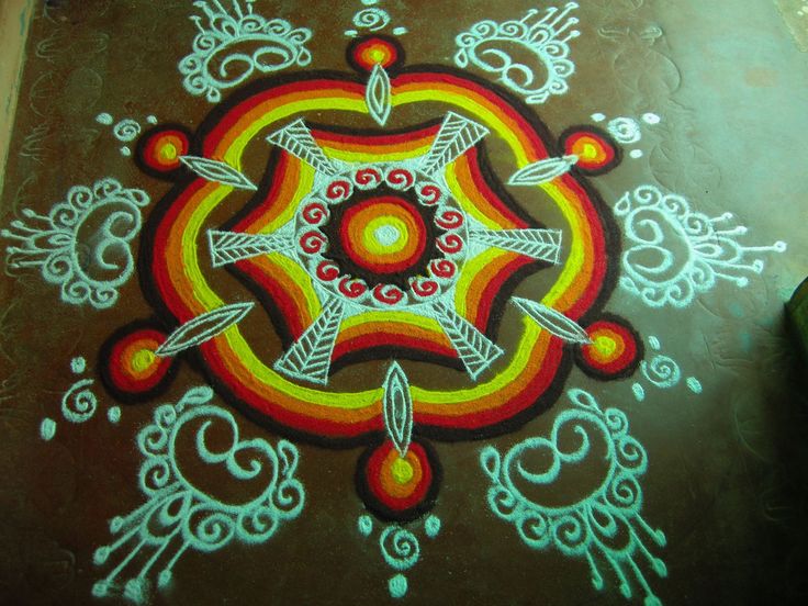 12 diwali rangoli design by kavitha nandani