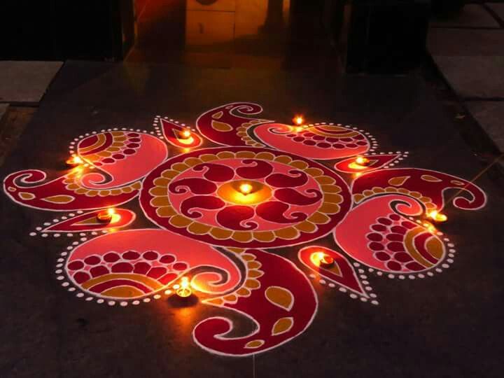 2 diwali rangoli design by nupur saxena