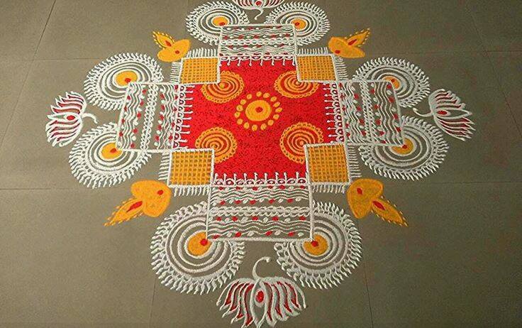 11 diwali rangoli design by umaji