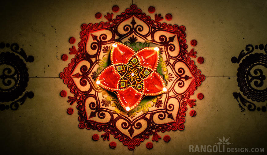 rangoli design for diwali