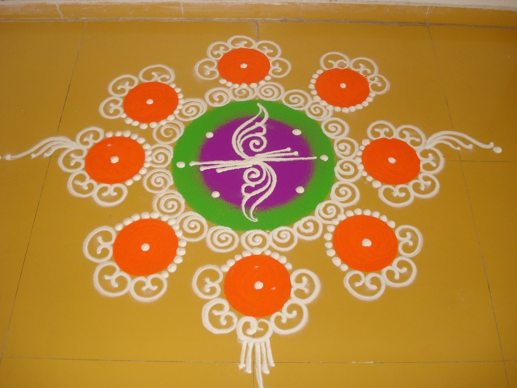 11 rangoli design by keshav pai