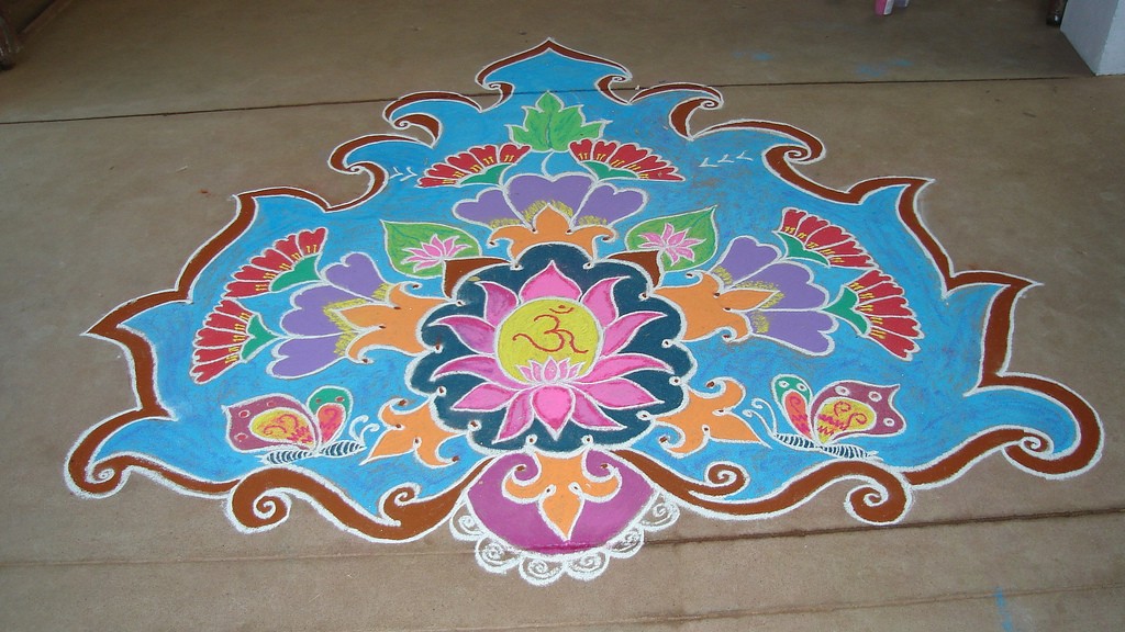 6 rangoli design by keshav pai