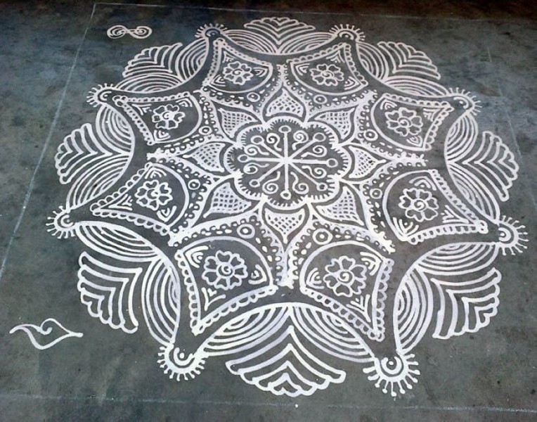 7 rangoli design by sudha balaji