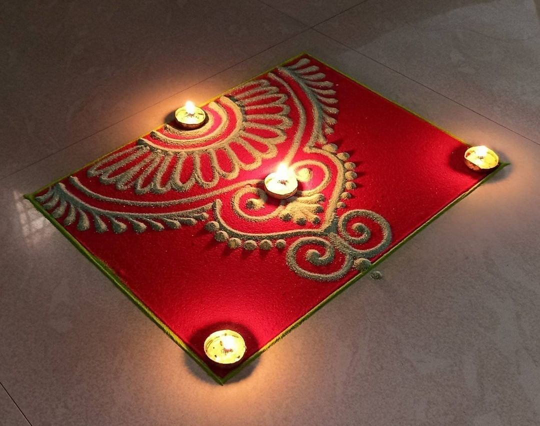 creative diwali rangoli design by kd gallery rangoli